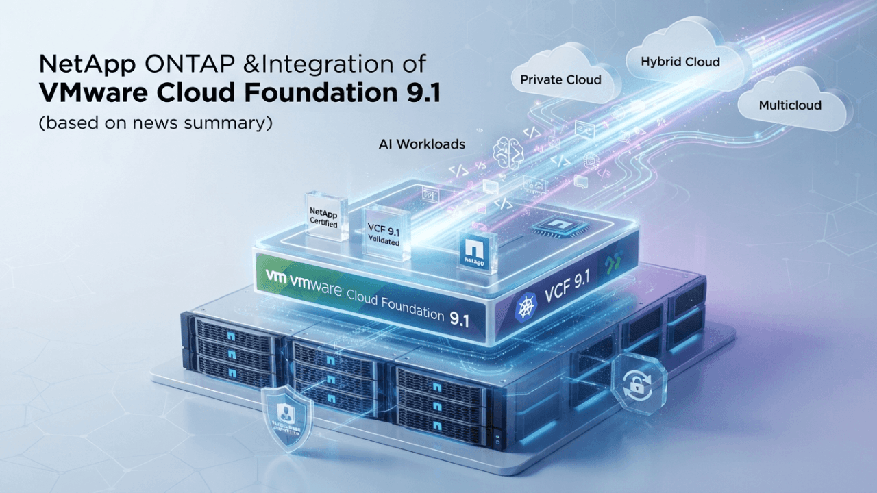 NetApp допомагає клієнтам прискорити впровадження новітніх інновацій VMware